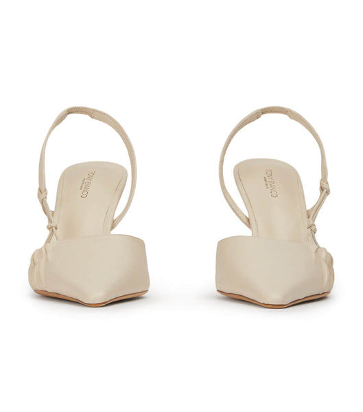 Tony Bianco Sakai Dove Nappa 8cm Court Shoes White | ZMYMJ34278