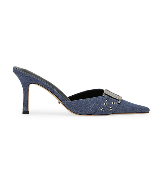 Tony Bianco Samma Vintage Denim 8cm Event Heels Blue | FMYUI85779