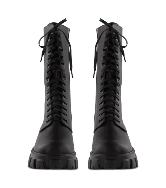 Tony Bianco Seattle Black Como 5cm Mid Calf Boots Black | LMYTR40354