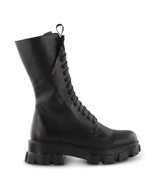 Tony Bianco Seattle Black Como 5cm Mid Calf Boots Black | LMYTR40354