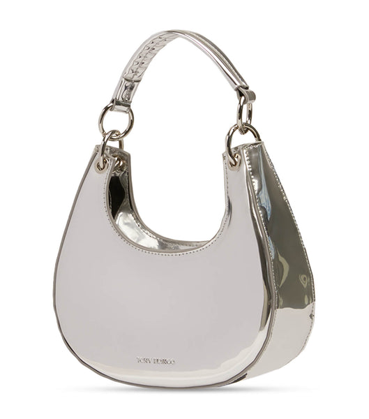 Tony Bianco Talia Silver Shine Mini Handbags Accessories Silver | LMYSX81164