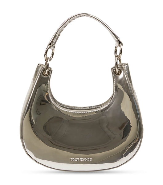 Tony Bianco Talia Silver Shine Mini Handbags Accessories Silver | LMYSX81164