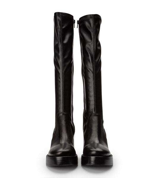 Tony Bianco Tibby Black Venice/Black Venezia 9cm Knee High Boots Black | TMYPQ53737