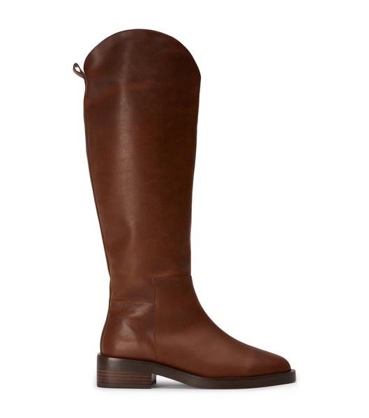 Tony Bianco Tyler Cognac 4cm Knee High Boots Brown | SMYVO18632