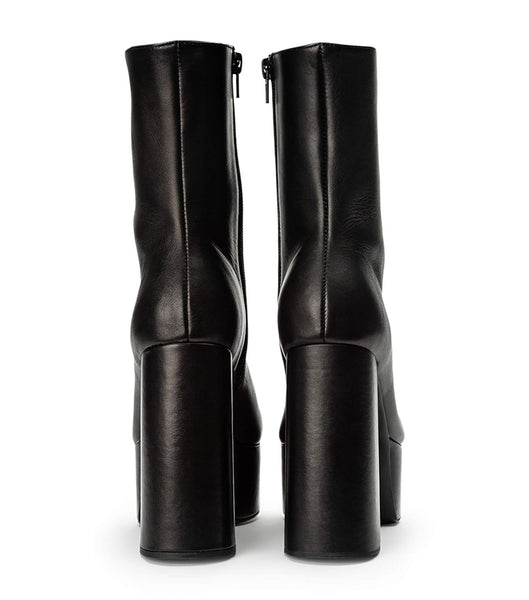 Tony Bianco Tyra Black Como 12cm Ankle Boots Black | MYCVG72066