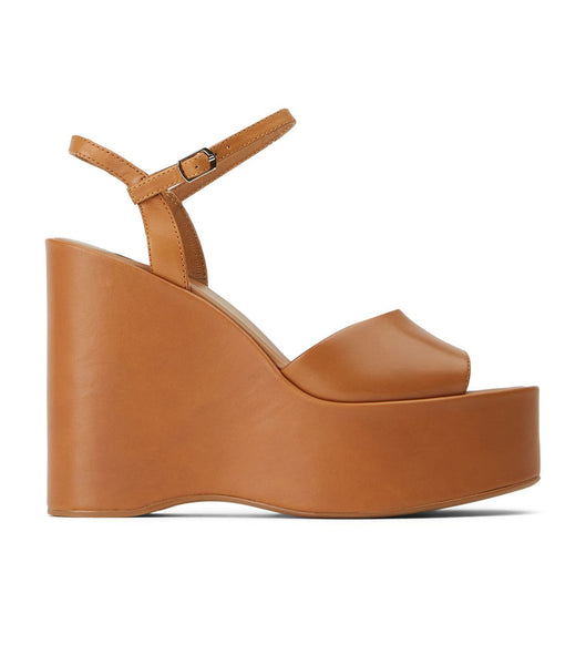 Tony Bianco Vanity Tan Como 13cm Wedges Brown | MYNEJ33099