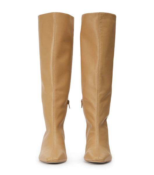 Tony Bianco Vixon Honey Nappa 5cm Knee High Boots Orange | MYCVG31074