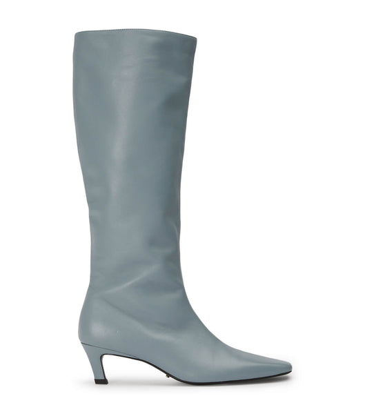 Tony Bianco Vixon Steel Nappa 5cm Heeled Boots Grey | LMYSX86761