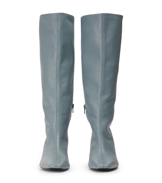 Tony Bianco Vixon Steel Nappa 5cm Knee High Boots Grey | FMYHY69284