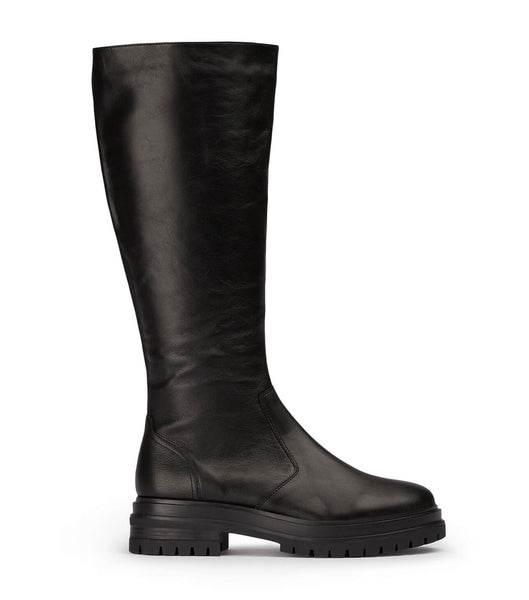 Tony Bianco Wanda Black Venice 4.5cm Knee High Boots Black | QMYUV14621