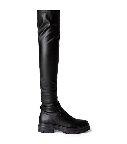 Tony Bianco Wild Black Venezia 4.5cm Combat Boots Black | MYIIZ56680