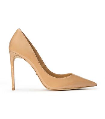 Tony Bianco Anja Nude Patent 10.5cm Bridal Heels Beige | MYQAV85694