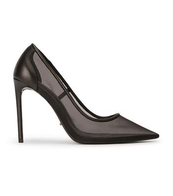 Tony Bianco Apex Black Mesh 10.5cm Court Shoes Black | EMYVG29000