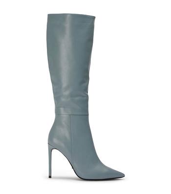 Tony Bianco Apollo Steel Nappa 10.5cm Knee High Boots Grey | QMYWA10315