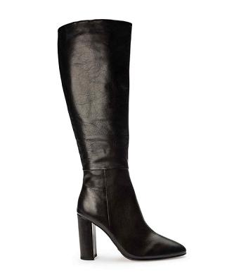 Tony Bianco Bellez Black Venice 9.5cm Heeled Boots Black | MYNEJ45341