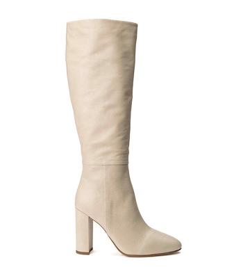 Tony Bianco Bellez Vanilla Venice 9.5cm Heeled Boots Light Yellow | EMYHC50852