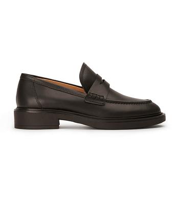 Tony Bianco Cherish Black Turin 4.5cm Loafers Black | EMYVG28798