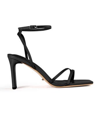 Tony Bianco Corso Black Nappa 8.5cm Low Heels Black | MYCIF62657