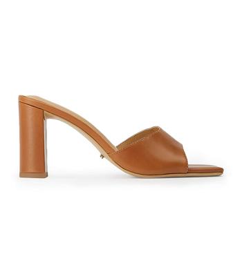 Tony Bianco Cyrus Tan Como 8.5cm Low Heels Brown | BMYSD94796