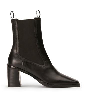Tony Bianco Diego Black Como 7.5cm Ankle Boots Black | MYJKU88816