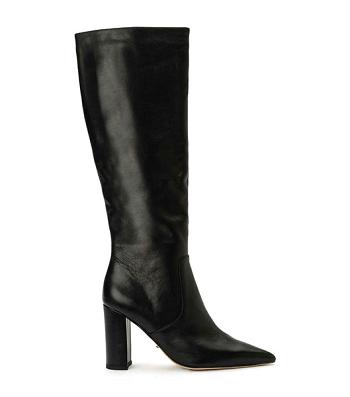 Tony Bianco Epic Black Venice 8.5cm Heeled Boots Black | MYIIZ34713