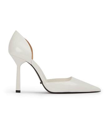 Tony Bianco Gala White Hi Shine 10cm Court Shoes White | MYXBR83372