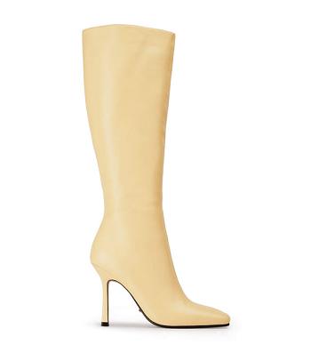 Tony Bianco Havana Butter Nappa 10.5cm Heeled Boots Yellow | MYEAH48523