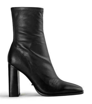 Tony Bianco Ines Black Como 10cm Ankle Boots Black | GMYEC62318