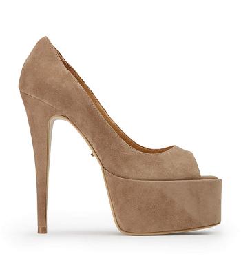 Tony Bianco Jolee Stone Suede 15cm Stiletto Heels Grey | MYZPD99582