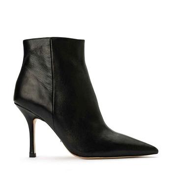 Tony Bianco Keanu Black Venice 9.5cm Heeled Boots Black | MYICD37074