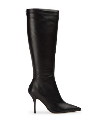 Tony Bianco Kortez Black Venice 9.5cm Heeled Boots Black | MMYFT59541