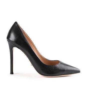 Tony Bianco Lotus Black Como 10.3cm Court Shoes Black | MYXMI14203