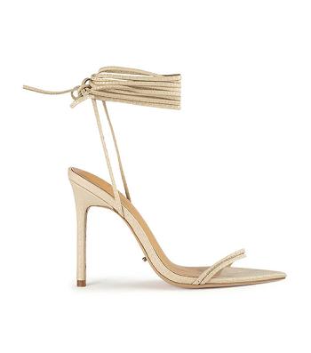 Tony Bianco Millie Vanilla Snake 10.5cm Bridal Heels Light Yellow | LMYTR88669