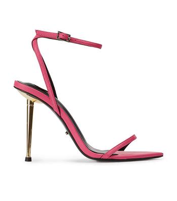 Tony Bianco Myra Acid Pink 10.5cm Bling Heels Pink | ZMYMJ51948