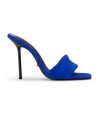 Tony Bianco Natalie Azure Suede 10.5cm Stiletto Heels Azure | FMYHY98344