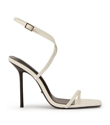 Tony Bianco Naxos White Patent 10.5cm Strappy Heels White | MYZPD98804