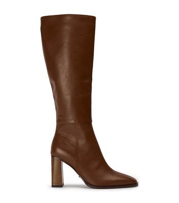 Tony Bianco Rylee Rust Venice 8.5cm Heeled Boots Red | MYIIZ14609