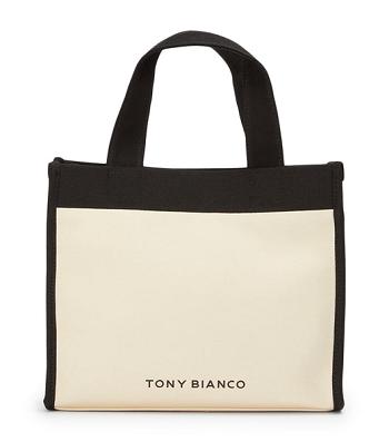 Tony Bianco Teagan Black/Beige Tote Bag Accessories Black / Beige | MYZPD94853