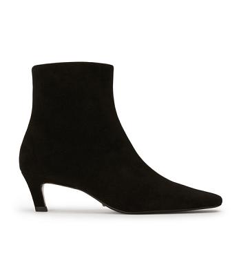 Tony Bianco Vicci Black Suede 5cm Ankle Boots Black | MMYFT76997