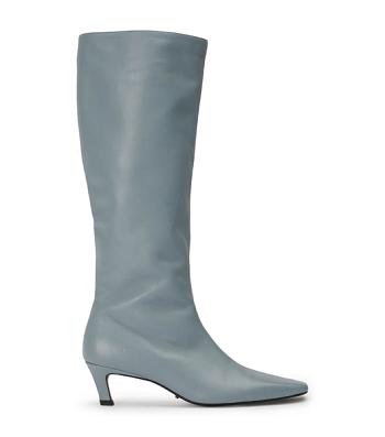 Tony Bianco Vixon Steel Nappa 5cm Mid Calf Boots Grey | MMYHR86936